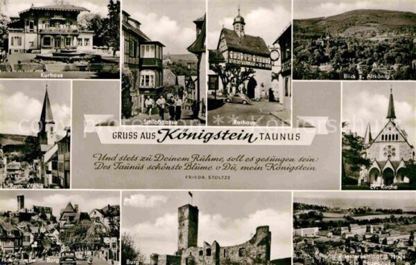 Koenigstein Taunus Rathaus Schloßgasse Kurhau Atkönig Burg