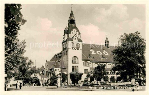 Leipzig Zoo mit Kongreßhalle