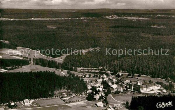 Friedenweiler Fliegeraufnahme mit Kindersanatorium