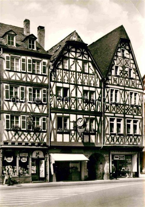 Trier Fachwerkhäuser am Hauptmarkt