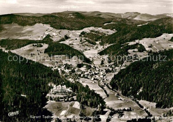 Todtmoos mit Feldberg Fliegeraufnahme