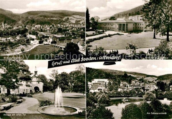 Allendorf Bad Sooden Kurhaus Schwanenteich