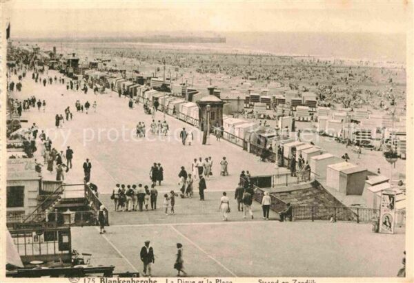Blankenberghe Strand und Seepromenade