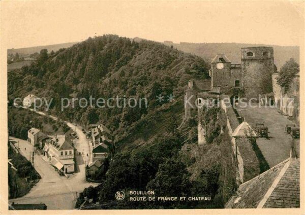 Bouillon Wallonne Route de France et Chateau