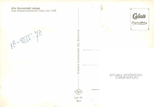 Lemgo alte Ratswaage Wippermannsche Haus – Bild 2