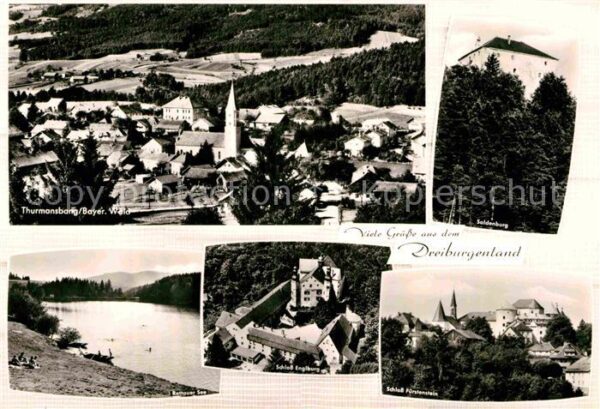 Thurmansbang Dreiburgenland Fliegeraufnahmen Schloß