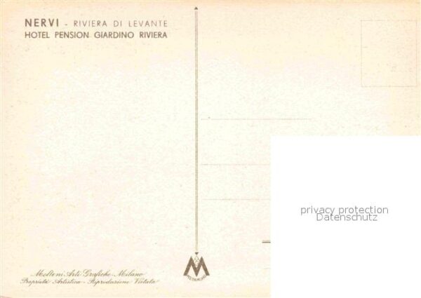 Nervi Hotel Pension Giardino Riviera Strand – Bild 2