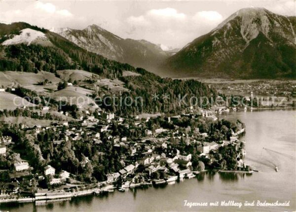 Tegernsee mit Wallberg und Bodenschneid
