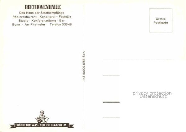 Bonn Rhein Beethovenhalle – Bild 2