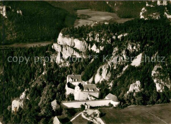 Beuron Donautal Fliegeraufnahme Burg Wildenstein