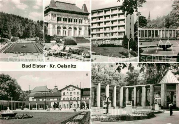 Bad Elster Kurhaus Badeplatz Sanatorium Clara Zetk