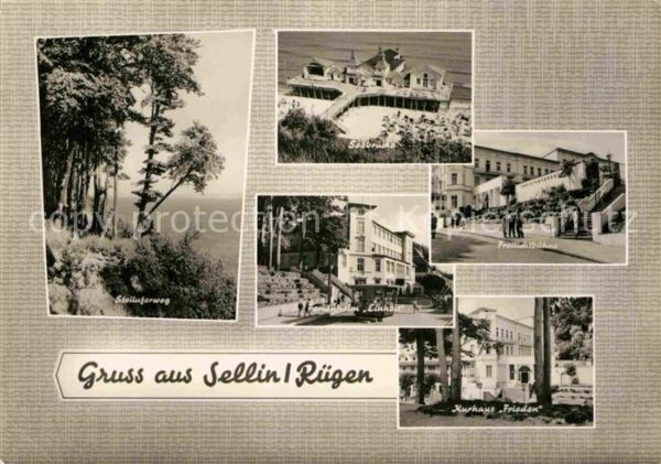 Sellin Ruegen Steilufer Seebrücke Freilichtbühne Kurh