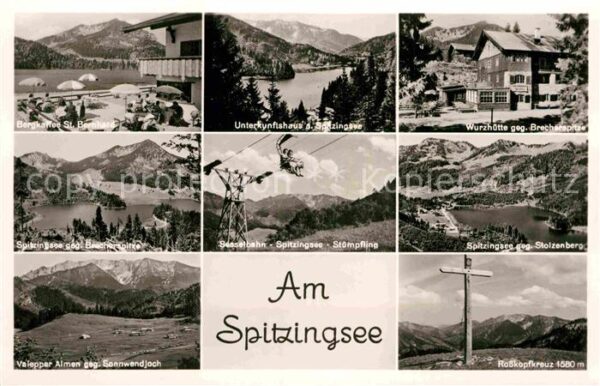 Spitzingsee Roßkopfkreuz Sessellift Wurzhütte Bergc