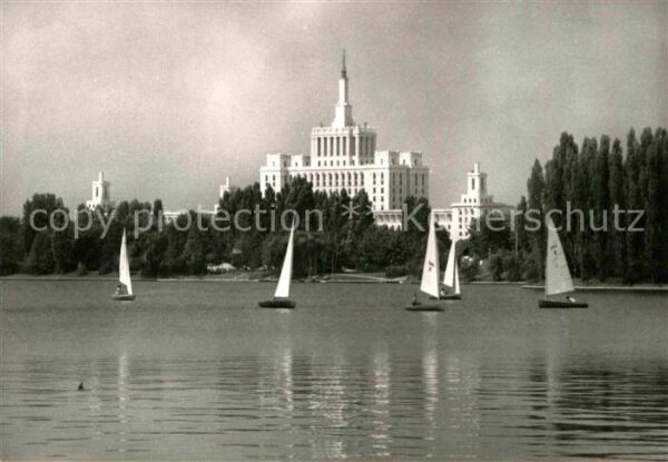 Bukarest Haus Scintei See Segelboote