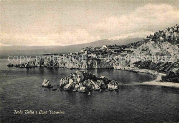 Taormina Sizilien Küste Isola Bella