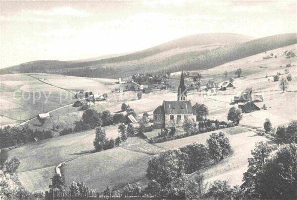 Grunwald Adlergebirge Hoher Mense Kirche