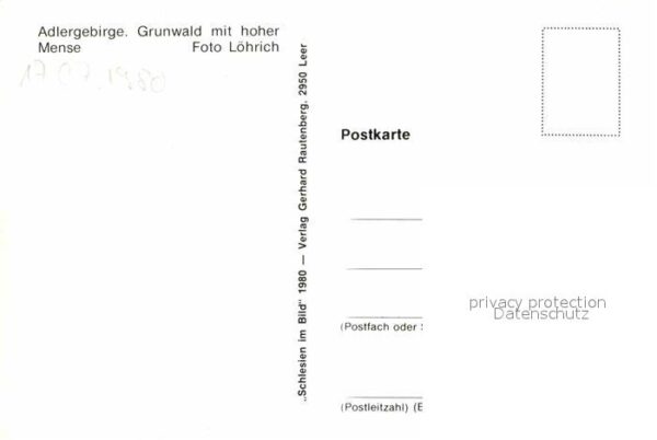 Grunwald Adlergebirge Hoher Mense Kirche – Bild 2