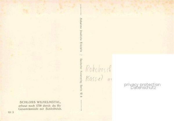Calden Schloss Wilhelmstal Schlossteich – Bild 2