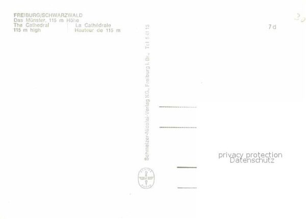Freiburg Breisgau Gotisches Münster – Bild 2