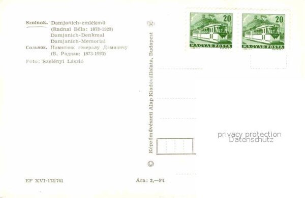 Szolnok Damjanich Denkmal – Bild 2