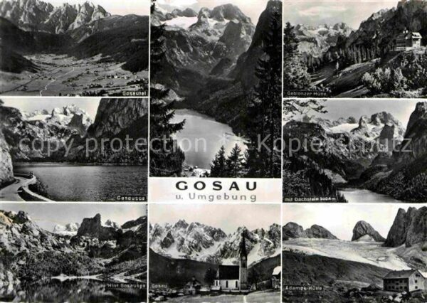 Gosau Oberoesterreich Gosautal Gablonzer Hütte Gosausee Dachs