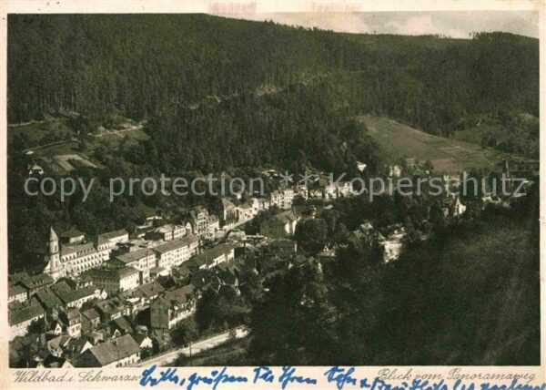 Wildbad Schwarzwald Panorama