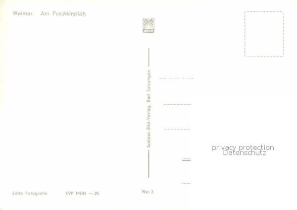 Weimar Thueringen Puschkinplatz – Bild 2