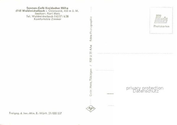 Waldmichelbach Sonnen Cafe Kreidacher Höhe Fliegeraufn – Bild 2