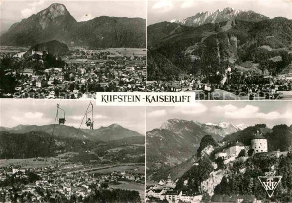 Kufstein Tirol Kaiserlift Burg Panorama