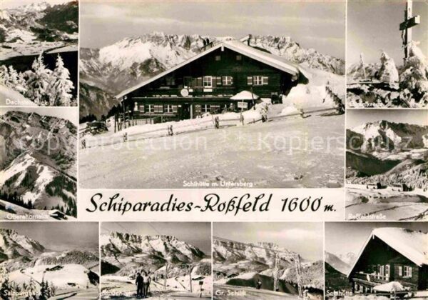 Rossfeldhuette Ringstraße Winter Skilift