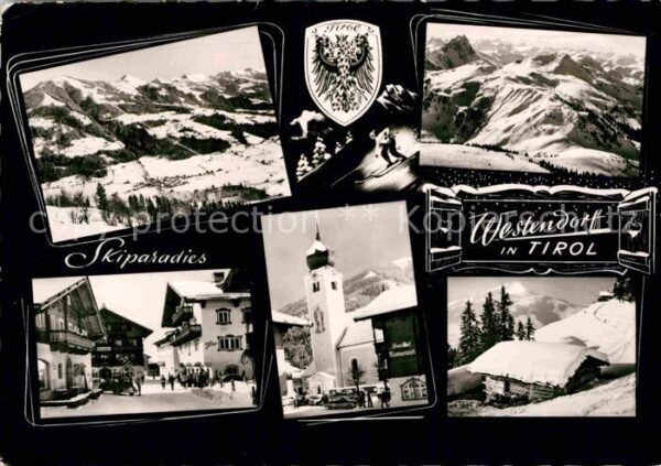 Westendorf Tirol Skiparaies Winter Kirche