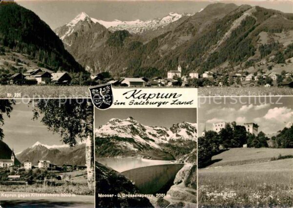 Kaprun Moosersperre Drossensperre Schloss Kitz