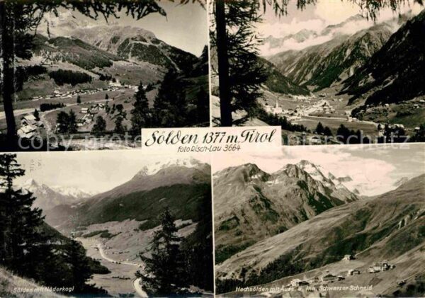Soelden Oetztal Schwarzer Schneid Nöderkogl Panorama