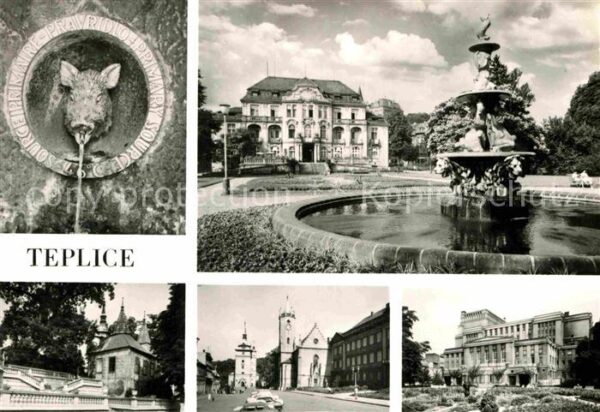 Teplice Brunnen Park