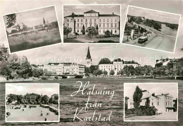 Karlstad Varmlands Lan Stadtansichten