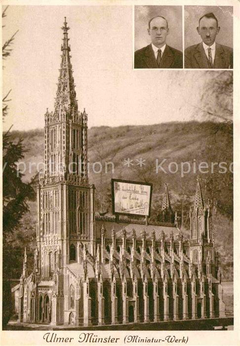 Ulm Donau Münster Miniaturwerk