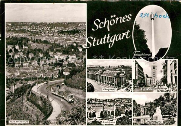 Stuttgart Neue Weinsteige Schlossplatz Staatsthea