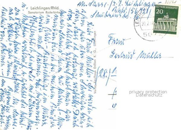 Leichlingen Rheinland Sanatorium Roderbirken – Bild 2