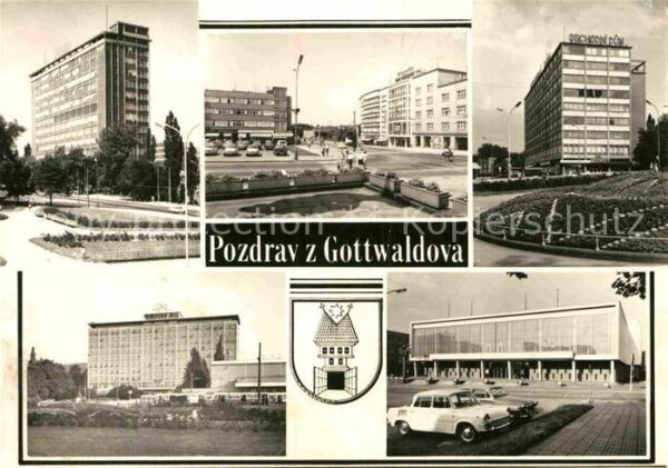 Gottwaldov Tschechien Stadtansichten