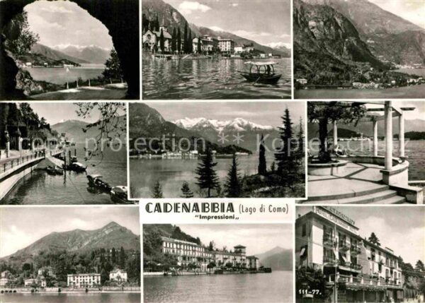 Cadenabbia Lago di Como Panoramen
