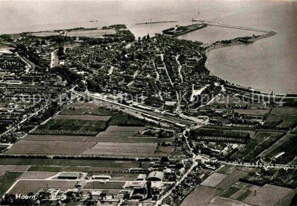 Hoorn Fliegeraufnahme Hafen