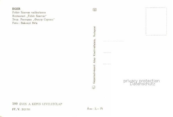 Eger Cheb Tschechien Restaurant Feher Szarvas – Bild 2