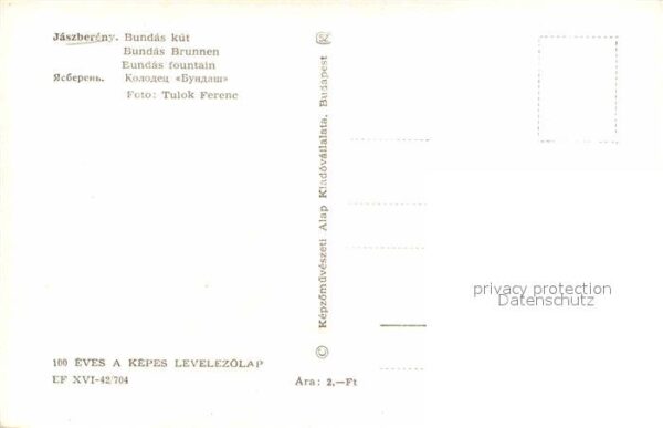 Jaszbereny Bundas Brunnen – Bild 2