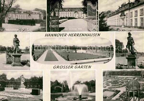 Herrenhausen Hannover Galeriegebäude Venus Putte Blumengarten