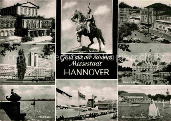 Hannover Hauptbahnhof Maschsee Rathaus Flughafen