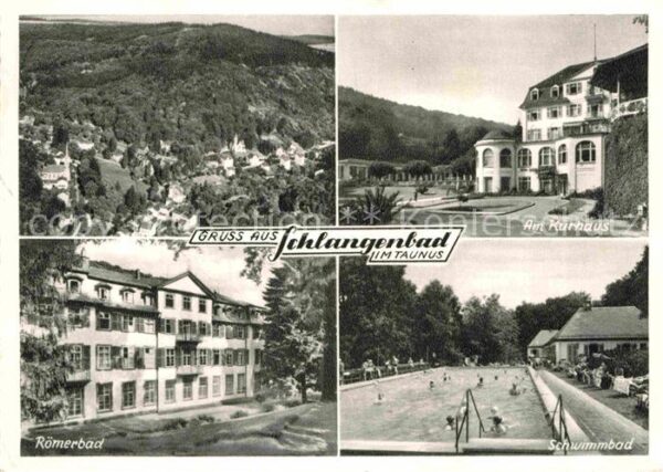 Schlangenbad Taunus Kurhaus Römerbad Schwimmba