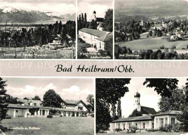 Bad Heilbrunn Pension Waldrast Wandelhalle Adelheidqu