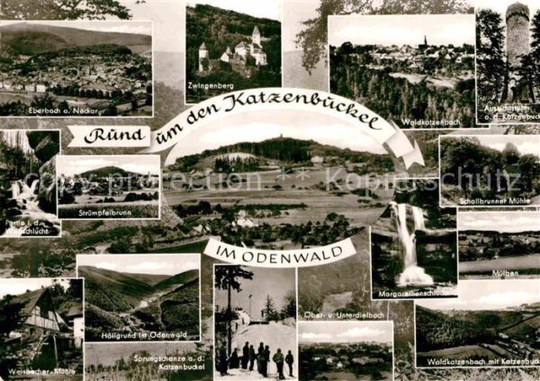 Odenwald Eberbach Zwingenberg Waldkatzenbach Aus