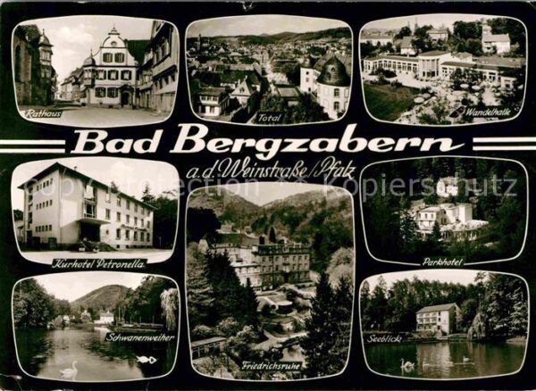 Bad Bergzabern Rathaus Wandelhalle Kurhotel Petronella