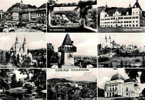 Graz Steiermark Schloss Eggenberg Schlossberg Hilmteich